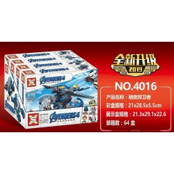 SX 4016 non  SỰ KẾT HỢP CỦA 4 NGƯỜI BẢO VỆ BÓNG TỐI NGÔI SAO XOẮN ỐC MÁY BAY CHIẾN ĐẤU ĐÊM BÁNH XE HẠNG NẶNG HOANG DÃ bộ đồ chơi xếp lắp ráp ghép mô hình Marvel Super Heroes AVENGERS 4 Siêu Anh Hùng Marvel 730 khối