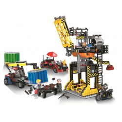 Winner 5104 non  BẾN GIAO DỊCH 03 bộ đồ chơi xếp lắp ráp ghép mô hình Sharp Arrows Action SHARP ARROWS ACTION TRADING PIER 03 Mũi Tên Nhọn 679 khối