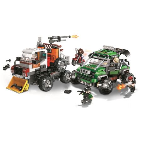 Winner 5103 non  XE TẤN CÔNG CHỐNG KHỦNG BỐ bộ đồ chơi xếp lắp ráp ghép mô hình Sharp Arrows Action SHARP ARROWS ACTION COUNTER TERRORISM ASSAULT VEHICLE Mũi Tên Nhọn 523 khối