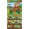 PRCK 63034 non  4 LOẠI NỀN NÚI LỬA DUNG NHAM bộ đồ chơi xếp lắp ráp ghép mô hình Minecraft MY WORLD Game Xây Dựng 279 khối