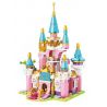Enlighten 2613 Qman 2613 non  FLOWER SEA CASTLE 4 TỔ HỢP BAIYUEMEN HEXIN PAVILION GREEN GARDEN STAR PICKING TOWER bộ đồ chơi xếp lắp ráp ghép mô hình Prinecess Leah PRINCESS LEAH Công Chúa Leah 468 khối
