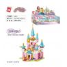 Enlighten 2613 Qman 2613 non  FLOWER SEA CASTLE 4 TỔ HỢP BAIYUEMEN HEXIN PAVILION GREEN GARDEN STAR PICKING TOWER bộ đồ chơi xếp lắp ráp ghép mô hình Prinecess Leah PRINCESS LEAH Công Chúa Leah 468 khối