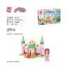 Enlighten 2613 Qman 2613 non  FLOWER SEA CASTLE 4 TỔ HỢP BAIYUEMEN HEXIN PAVILION GREEN GARDEN STAR PICKING TOWER bộ đồ chơi xếp lắp ráp ghép mô hình Prinecess Leah PRINCESS LEAH Công Chúa Leah 468 khối
