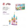 Enlighten 2613 Qman 2613 non  FLOWER SEA CASTLE 4 TỔ HỢP BAIYUEMEN HEXIN PAVILION GREEN GARDEN STAR PICKING TOWER bộ đồ chơi xếp lắp ráp ghép mô hình Prinecess Leah PRINCESS LEAH Công Chúa Leah 468 khối