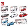 SEMBO 607058 non  DODGE SNAKE ACR. bộ đồ chơi xếp lắp ráp ghép mô hình Speed Champions Racing Cars FAMOUS CAR DODGE VIPER Đua Xe Công Thức 205 khối