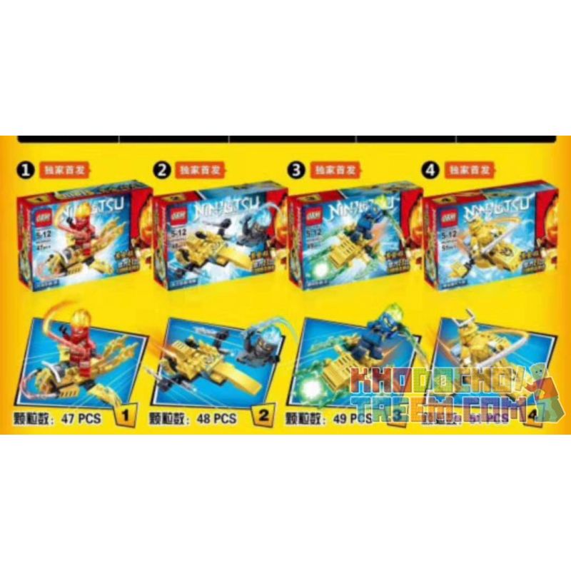 FROG BABY OBM 99539 non  GOLDEN DRAGON 8 KẾT HỢP bộ đồ chơi xếp lắp ráp ghép mô hình The  Ninjago Movie NINJUTSU Ninja Lốc Xoáy 391 khối