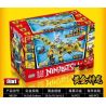 FROG BABY OBM 99539 non  GOLDEN DRAGON 8 KẾT HỢP bộ đồ chơi xếp lắp ráp ghép mô hình The  Ninjago Movie NINJUTSU Ninja Lốc Xoáy 391 khối