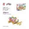 Enlighten 2614 Qman 2614 non  XE DIỄU HÀNH HOÀNG GIA bộ đồ chơi xếp lắp ráp ghép mô hình Prinecess Leah PRINCESS LEAH Công Chúa Leah 458 khối
