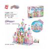 Enlighten 2616 Qman 2616 non  LÂU ĐÀI THIÊN NGA TUYẾT bộ đồ chơi xếp lắp ráp ghép mô hình Prinecess Leah PRINCESS LEAH Công Chúa Leah 801 khối