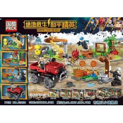 PRCK 62024 non  4 KẾT HỢP Ở THỊ TRẤN BURGWO bộ đồ chơi xếp lắp ráp ghép mô hình Game For Peace Chiến Đấu Cho Hòa Bình 280 khối