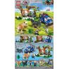 PRCK 69011 non  DỰ ÁN NHẬP CẢNH KHỦNG LONG KỶ JURA bộ đồ chơi xếp lắp ráp ghép mô hình Jurassic World DINOSAUR WORLD Thế Giới Khủng Long 460 khối