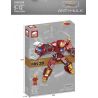 ELEPHANT JX60029 60029 non  NGƯỜI SẮT MK 35 bộ đồ chơi xếp lắp ráp ghép mô hình Marvel Super Heroes IRON MECH MK 35 Siêu Anh Hùng Marvel 425 khối
