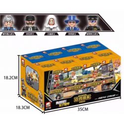 ELEPHANT JX1188 1188 non  16 NHÂN VẬT NHỎ bộ đồ chơi xếp lắp ráp ghép mô hình Peace Elite Hòa Bình Quý Giá