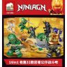 ELEPHANT JX1186 1186 non  16 NHÂN VẬT NHỎ bộ đồ chơi xếp lắp ráp ghép mô hình The  Ninjago Movie Ninja Lốc Xoáy