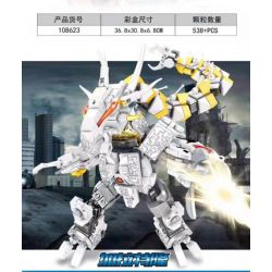 SEMBO 108623 non  GALATRON. bộ đồ chơi xếp lắp ráp ghép mô hình Ultraman ULTRAMAN HEROS Vệ Binh Vũ Trụ Siêu Nhân Điện Quang 538 khối