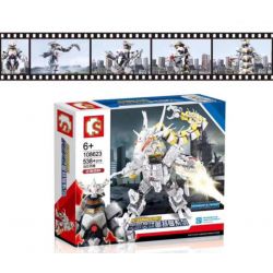 SEMBO 108623 non  GALATRON. bộ đồ chơi xếp lắp ráp ghép mô hình Ultraman ULTRAMAN HEROS Vệ Binh Vũ Trụ Siêu Nhân Điện Quang 538 khối