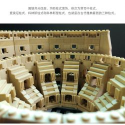 WANGE 5225 non  ĐẤU TRƯỜNG LA MÃ bộ đồ chơi xếp lắp ráp ghép mô hình THE COLOSSEUM OF ROME 1758 khối