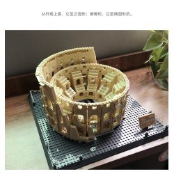 WANGE 5225 non  ĐẤU TRƯỜNG LA MÃ bộ đồ chơi xếp lắp ráp ghép mô hình THE COLOSSEUM OF ROME 1758 khối
