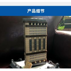 WANGE 4220 non  TÒA NHÀ FLATIRON NEW YORK HOA KỲ bộ đồ chơi xếp lắp ráp ghép mô hình THE FLATIRON BUILDING NEW YORK 838 khối