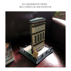 WANGE 4220 non  TÒA NHÀ FLATIRON NEW YORK HOA KỲ bộ đồ chơi xếp lắp ráp ghép mô hình THE FLATIRON BUILDING NEW YORK 838 khối