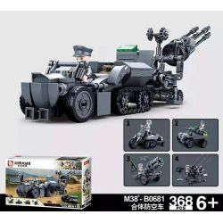 SLUBAN M38-B0680A B0680A 0680A M38B0680A 38-B0680A M38-B0680B B0680B 0680B M38B0680B 38-B0680B M38-B0680C B0680C 0680C M38B0680C 38-B0680C M38-B0680D B0680D 0680D M38B0680D 38-B0680D non  4 LOẠI PHƯƠNG TIỆN PHÒNG KHÔNG TÍCH HỢP bộ đồ chơi xếp lắp ráp ghép mô hình World War Ii Chiến Tranh Thế Giới Thứ 2 368 khối