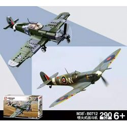 SLUBAN M38-B0712 B0712 0712 M38B0712 38-B0712 non  SPRAY FIGHTER. bộ đồ chơi xếp lắp ráp ghép mô hình World War Ii Chiến Tranh Thế Giới Thứ 2 290 khối