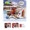 CAYI 10016 non  VƯỜN TUYẾT FUANXIANG bộ đồ chơi xếp lắp ráp ghép mô hình Chinatown Khu Phố Tàu 387 khối