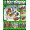 PRCK 63018 non  TRANG VIÊN GIẢI TRÍ bộ đồ chơi xếp lắp ráp ghép mô hình Minecraft MY WORLD Game Xây Dựng 798 khối