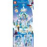 SX 3030 non  LỄ HỘI LÂU ĐÀI MA THUẬT bộ đồ chơi xếp lắp ráp ghép mô hình Frozen Nữ Hoàng Băng Giá 463 khối