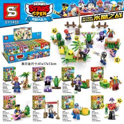 SHENG YUAN SY SY1455 1455 non  HOANG DÃ bộ đồ chơi xếp lắp ráp ghép mô hình Brawl Stars BRAWL STARS OPEN Trò Chơi 257 khối