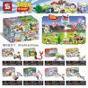 SHENG YUAN SY SY1448 1448 non  FORK 8 KẾT HỢP bộ đồ chơi xếp lắp ráp ghép mô hình Toy Story TOY STORY 4 Câu Chuyện Đồ Chơi 360 khối