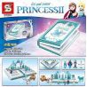 SHENG YUAN SY SY6579 6579 non  SÁCH VỀ TUYẾT bộ đồ chơi xếp lắp ráp ghép mô hình Frozen ICE AND SNOW PRINCESS II Nữ Hoàng Băng Giá 575 khối