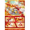 ZHEGAO QL0955 0955 non  MÚA RỒNG bộ đồ chơi xếp lắp ráp ghép mô hình Seasonal HEPPY NEW YEAR Mùa Lễ Hội 441 khối