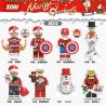 XINH X0275 0275 1405 1406 1407 1408 1409 1410 1411 1412 non  SIÊU ANH HÙNG SANTA MINIFIGURE bộ đồ chơi xếp lắp ráp ghép mô hình Super Heroes Siêu Nhân Anh Hùng