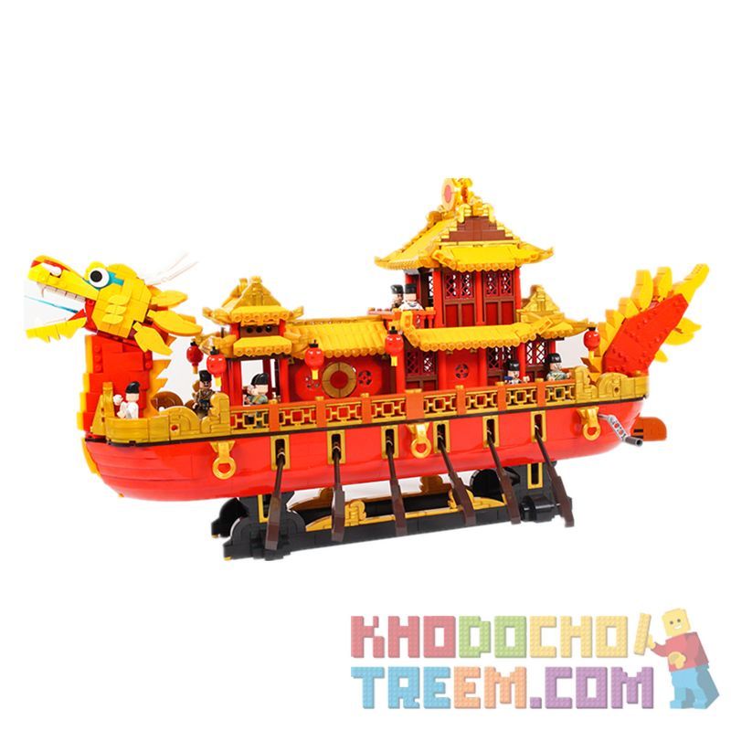 XINGBAO XB-25002 25002 XB25002 non  THUYỀN RỒNG HOÀNG GIA bộ đồ chơi xếp lắp ráp ghép mô hình Creator Sáng Tạo 3325 khối