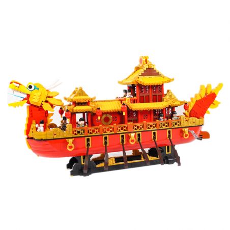 XINGBAO XB-25002 25002 XB25002 non  THUYỀN RỒNG HOÀNG GIA bộ đồ chơi xếp lắp ráp ghép mô hình Creator Sáng Tạo 3325 khối