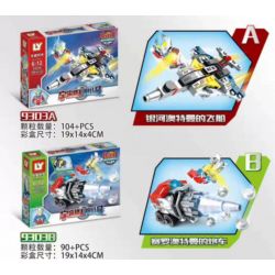LY 9303 non  SIÊU NHÂN MECH 4IN1 bộ đồ chơi xếp lắp ráp ghép mô hình Ultraman Vệ Binh Vũ Trụ Siêu Nhân Điện Quang 375 khối