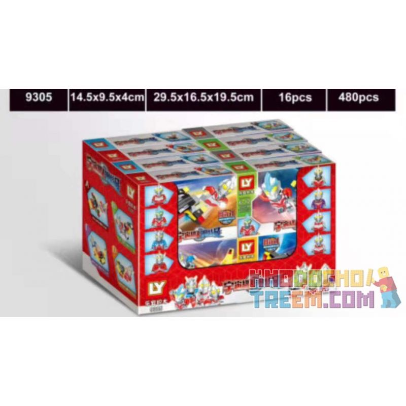 LY 9305 non  8IN1 FEYOU 2. bộ đồ chơi xếp lắp ráp ghép mô hình Ultraman Vệ Binh Vũ Trụ Siêu Nhân Điện Quang 352 khối