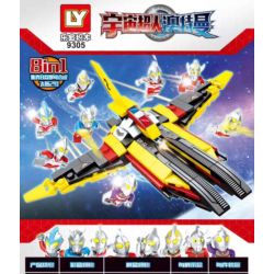 LY 9305 non  8IN1 FEYOU 2. bộ đồ chơi xếp lắp ráp ghép mô hình Ultraman Vệ Binh Vũ Trụ Siêu Nhân Điện Quang 352 khối