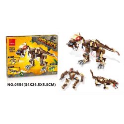 PEIZHI 0554 0555 0556 0557 non  KẾT HỢP RỒNG CHIẾN 4 TỔ TYRANNOSAURUS TRICERATOPS PTERODACTYL PLESIOSAURUS bộ đồ chơi xếp lắp ráp ghép mô hình Mechanical Dinosaur Người Máy Khủng Long 840 khối