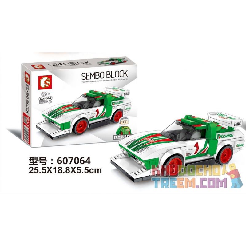 IBLOCK PL-920-134 920-134 PL920-134 SEMBO 607064 607100 SHENG YUAN SY 5058 non  CỜ XANH STRATOS HF bộ đồ chơi xếp lắp ráp ghép mô hình Speed Champions Racing Cars YPSILON Đua Xe Công Thức 209 khối