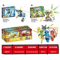 LY 68097 non  4 KẾT HỢP RỒNG VÀNG MA THUẬT bộ đồ chơi xếp lắp ráp ghép mô hình The  Ninjago Movie NINJA MASTER Ninja Lốc Xoáy 833 khối