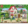 SX 1042 non  BIỆT THỰ GIA ĐÌNH bộ đồ chơi xếp lắp ráp ghép mô hình Minecraft MY WORLD Game Xây Dựng 692 khối