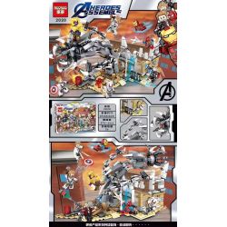DOUDOU 2020 non  KHÔNG HOÀN HẢO bộ đồ chơi xếp lắp ráp ghép mô hình Marvel Super Heroes HEROES ASSEMBLE Siêu Anh Hùng Marvel 576 khối