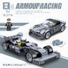 ZHEGAO QL0714 0714 QL0715 0715 QL0716 0716 QL0717 0717 non  4 MÔ HÌNH bộ đồ chơi xếp lắp ráp ghép mô hình Armour Racing Đua Xe Vũ Trang 619 khối