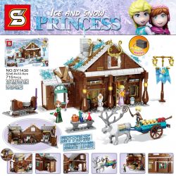 SHENG YUAN SY SY1430 1430 1615 non  CỬA HÀNG TẠP HÓA bộ đồ chơi xếp lắp ráp ghép mô hình Frozen ICE AND SNOW PRINCESS Nữ Hoàng Băng Giá 715 khối