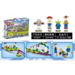 SHENG YUAN SY SY6697 6697 non  TÀU LƯỢN SIÊU TỐC CHO LỄ HỘI bộ đồ chơi xếp lắp ráp ghép mô hình Toy Story TOYS STORY 4 Câu Chuyện Đồ Chơi 324 khối