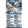 PRCK 65010 non  KHÁM PHÁ KHOA HỌC VŨ TRỤ 4 LOẠI bộ đồ chơi xếp lắp ráp ghép mô hình City Thành Phố 332 khối