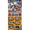 MINGER MG3003 3003 non  SỰ KẾT HỢP GIỮA SPIDER-MAN VS VENOM MECH 4 bộ đồ chơi xếp lắp ráp ghép mô hình Super Heroes HEROES ASSEMBLE Siêu Nhân Anh Hùng 329 khối