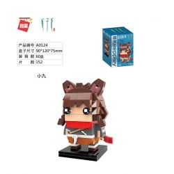 Enlighten A0124 0124 Qman A0124 0124 non  CHÍN NHỎ bộ đồ chơi xếp lắp ráp ghép mô hình Fairy Swordplay KEEPLEY Tiên Kiếm Hiệp 152 khối